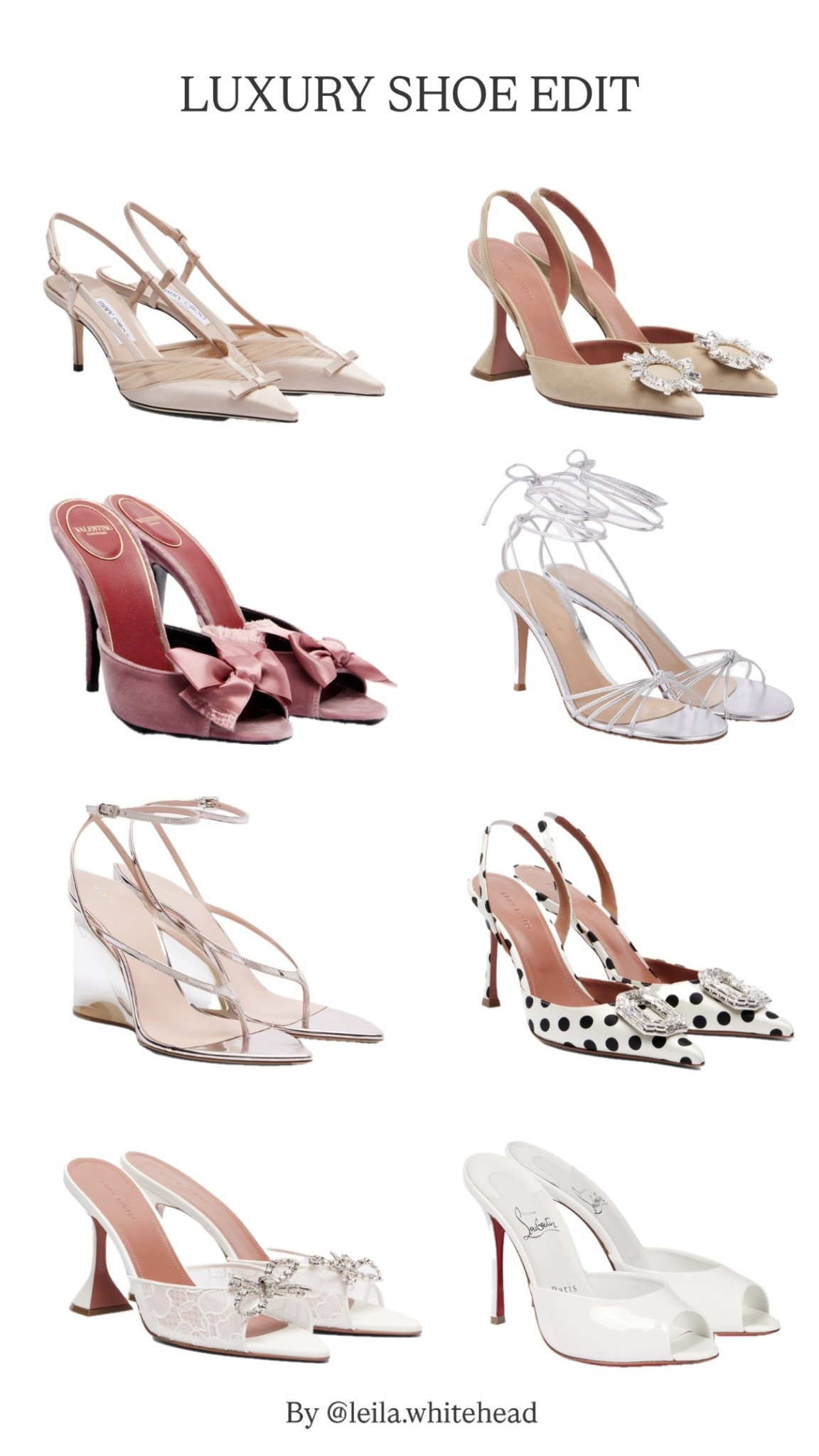 Some of my favourite new season heels - mules, sling backs and strappy heels to suit everybody 

#mytheresa

#LTKuk #LTKluxury #LTKshoes