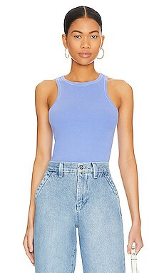 Tularosa Green The Maya Racer Tank in Ocean Blue from Revolve.com | Revolve Clothing (Global)