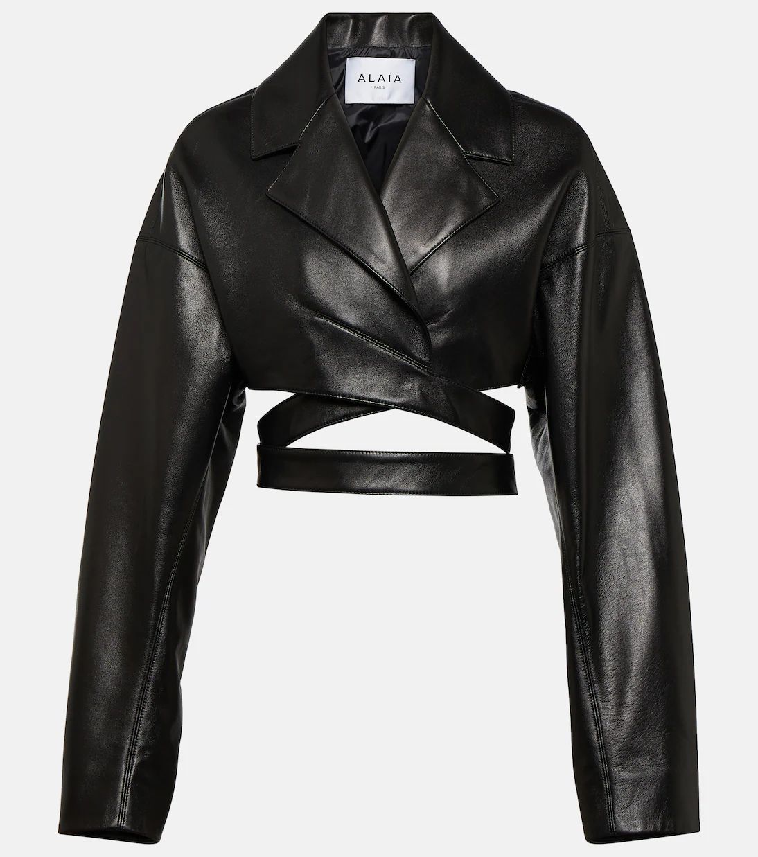 Cropped leather jacket | Mytheresa (US/CA)