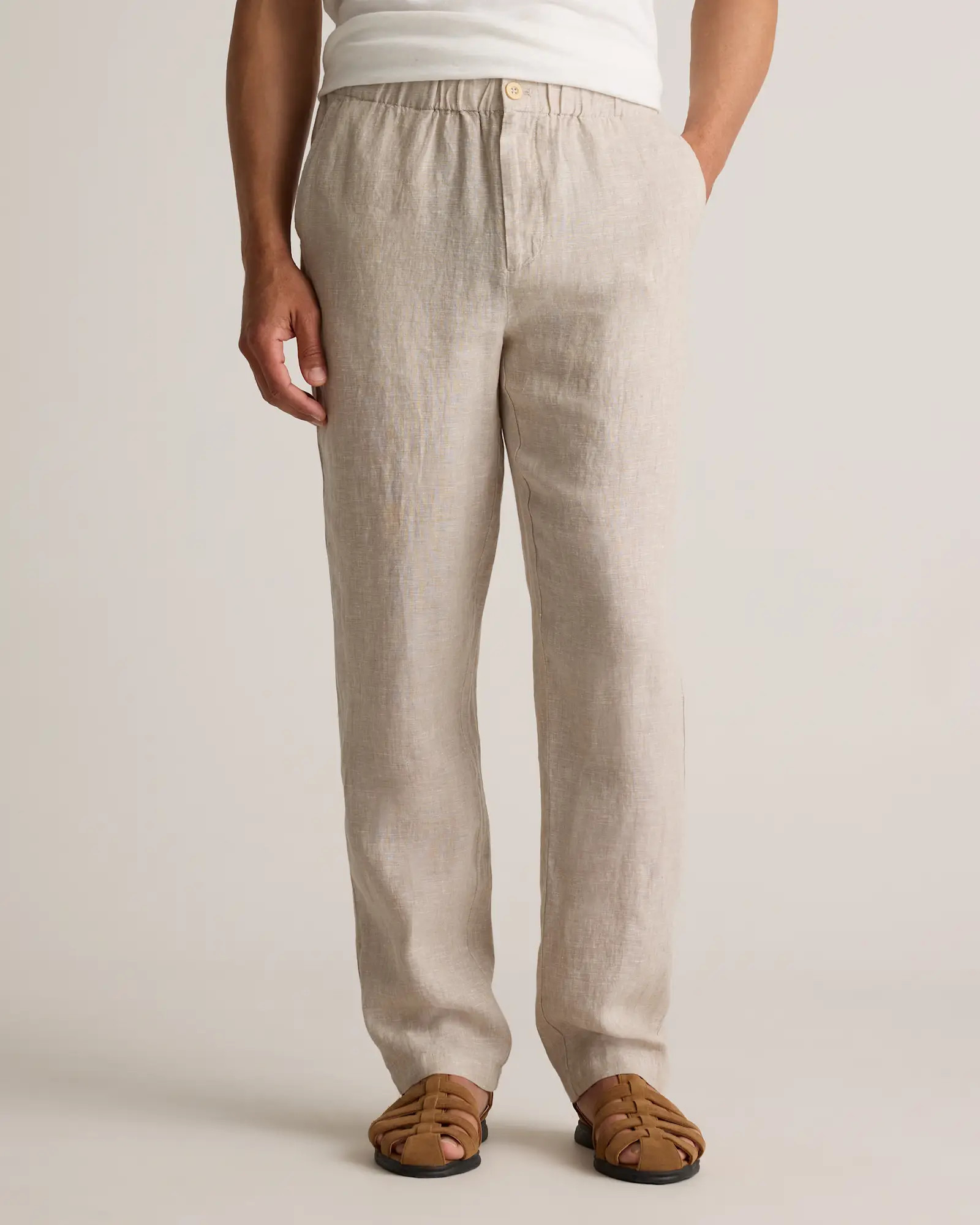 100% European Linen Pants in Flax | Quince