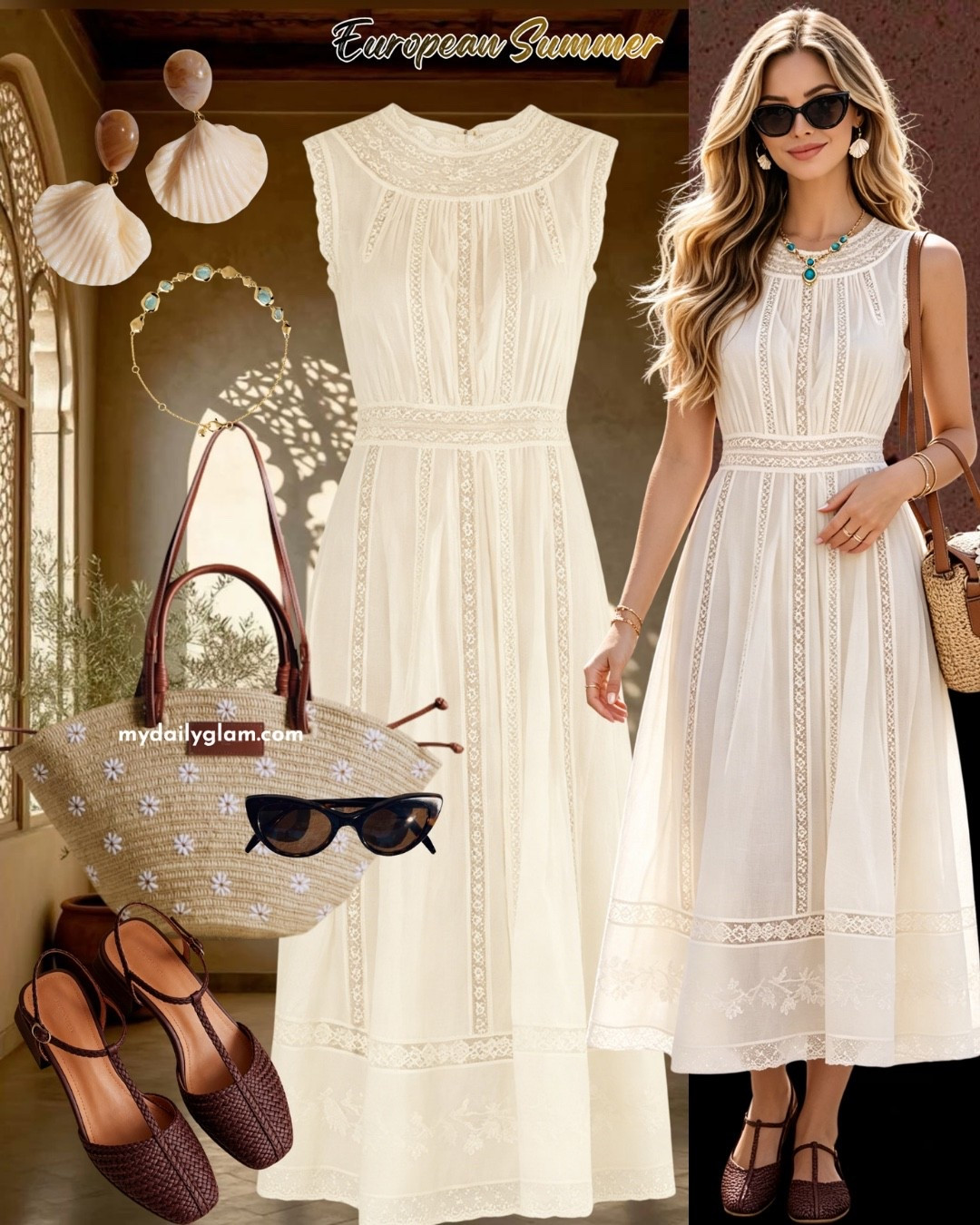 🌊 Breezy coastal chic, sun-kissed days by the Mediterranean shore.