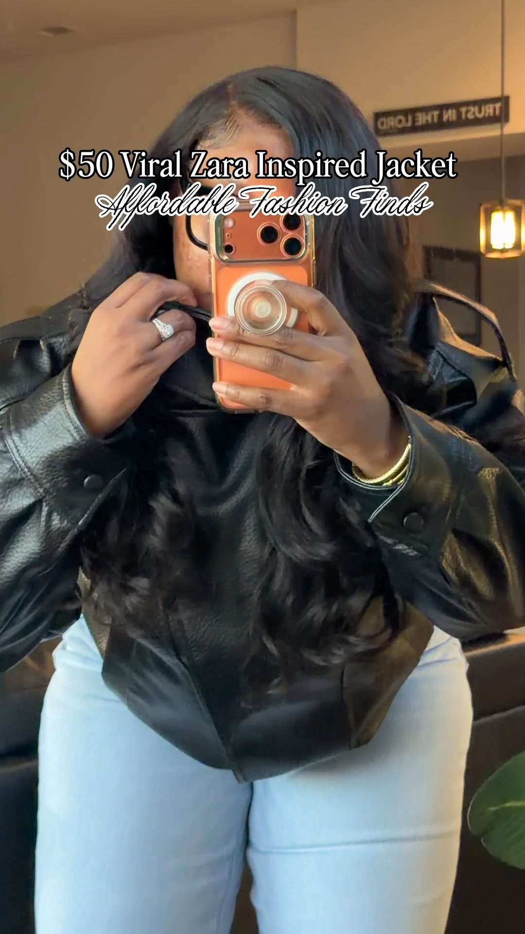 Perfect Leather Jacket 
Zara inspired

#LTKMidsize #LTKSeasonal #LTKootd