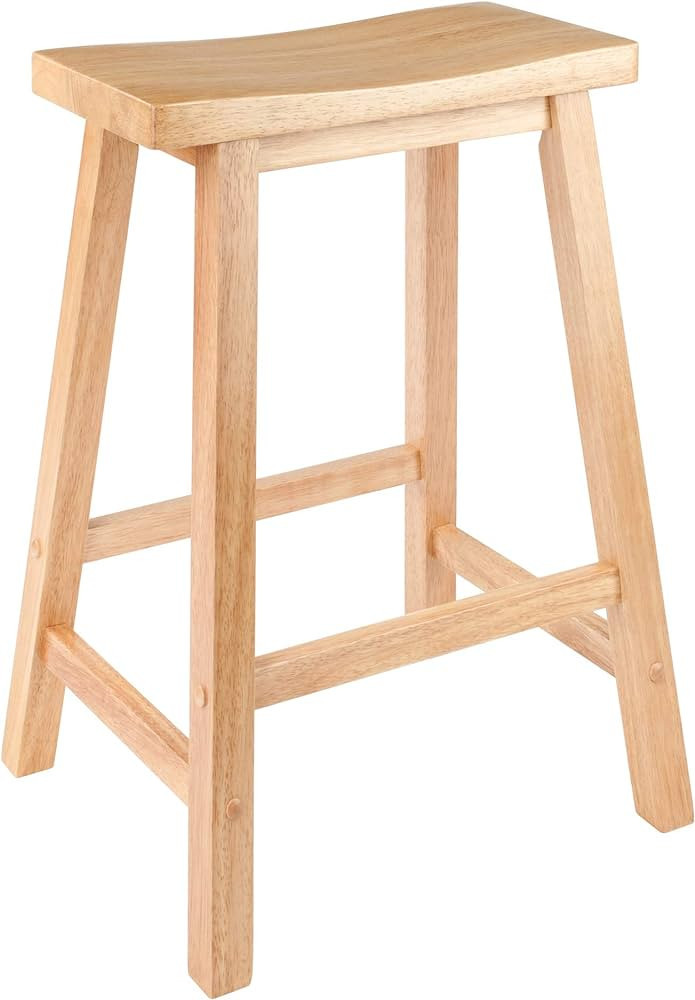 Winsome Satori Stool, 24", Natural | Amazon (US)