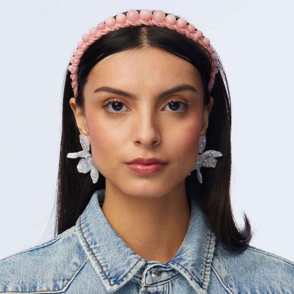 Lele Sadoughi Rose Graduated Bead Headband | House of 29