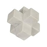 Amazon.com: Sagebrook Home 15225-01 Marble 7" Jack Deco, White : Home & Kitchen | Amazon (US)
