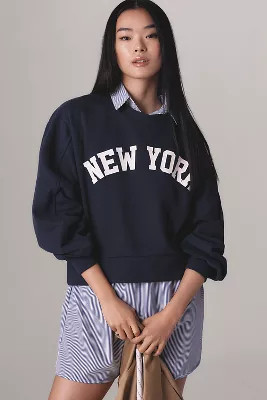 En Elly Graphic Pullover Sweatshirt | Anthropologie (US)