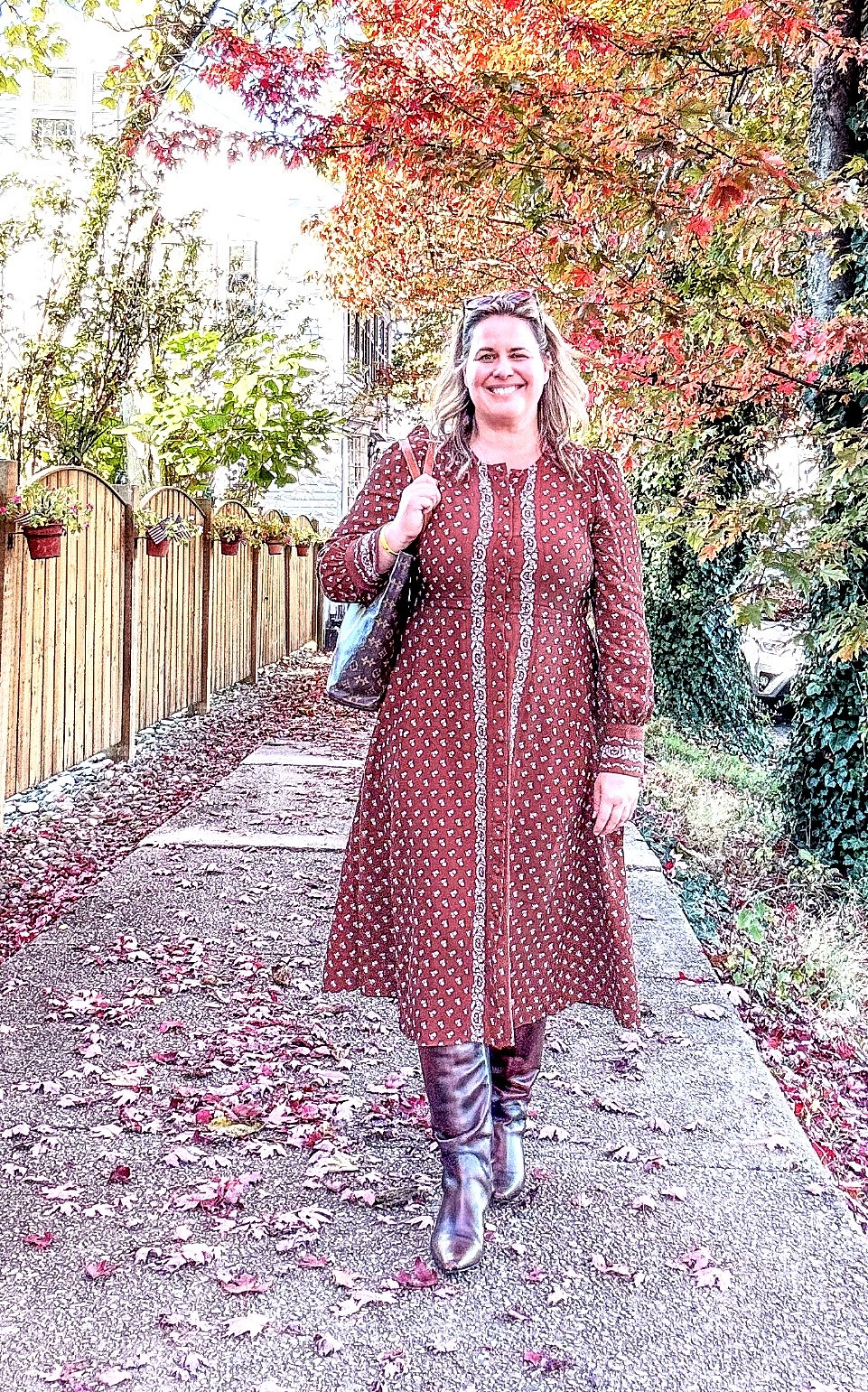 Sézane fall dress,!🤎🤎🤎🤎

#sezane #sezanefall #fallsress  #over50

#LTKOver40 #LTKSeasonal #LTKMidsize