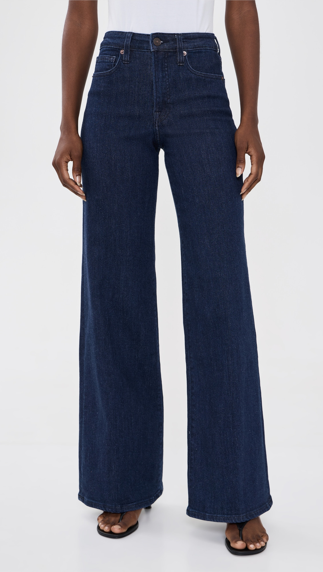 Good American Good Waist Palazzo Jeans Indigo1154 18 | Shopbop