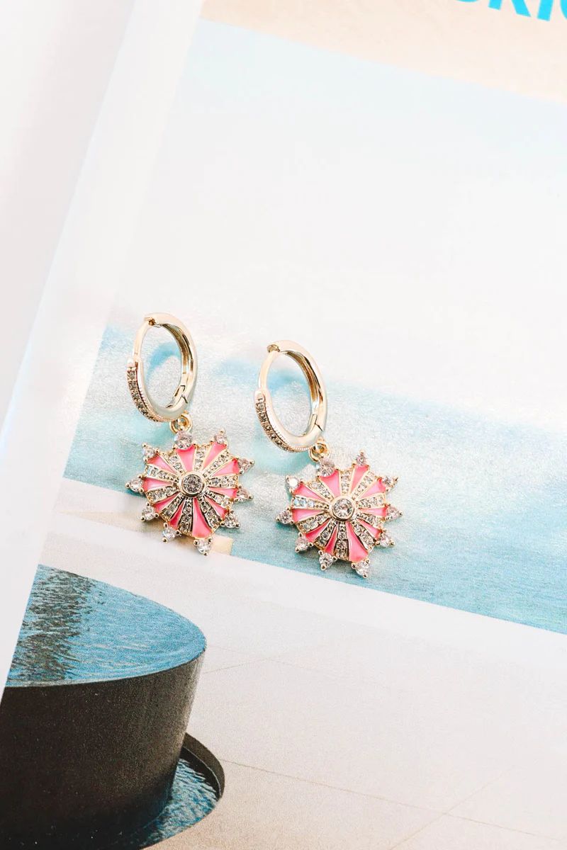 Blinding Lights Earrings - Pink | The Impeccable Pig