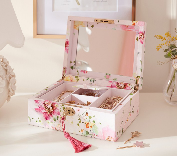 Monique Lhuillier Confetti Garden Floral Jewelry Box | Pottery Barn Kids