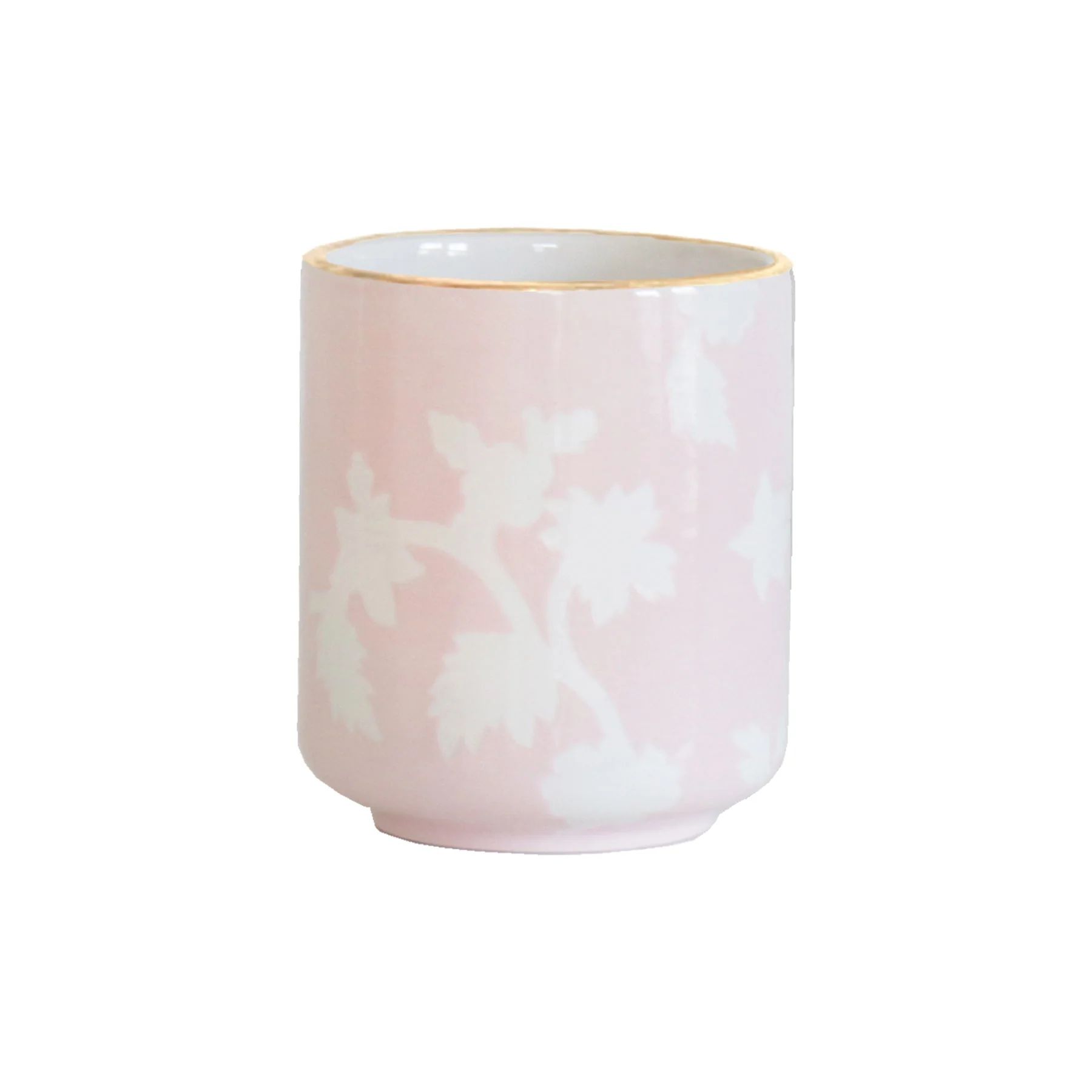 Chinoiserie Dreams Vase with 22K Gold Accent | Ruby Clay Company