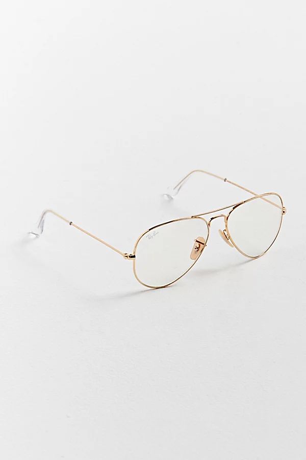 Ray-Ban Evolve Aviator Blue Light Glasses | Urban Outfitters (US and RoW)