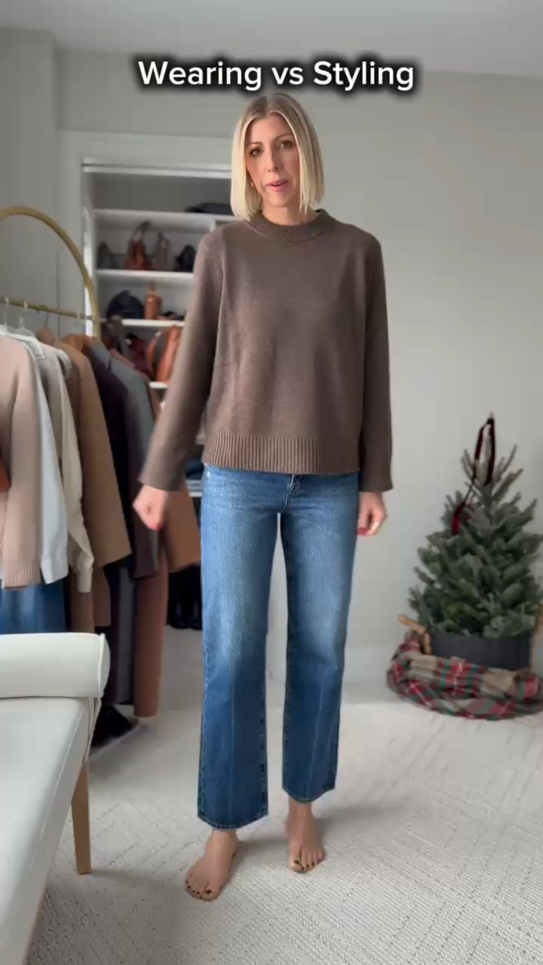 The power of wearing vs styling!

#LTKOver40 #LTKootd #LTKSeasonal