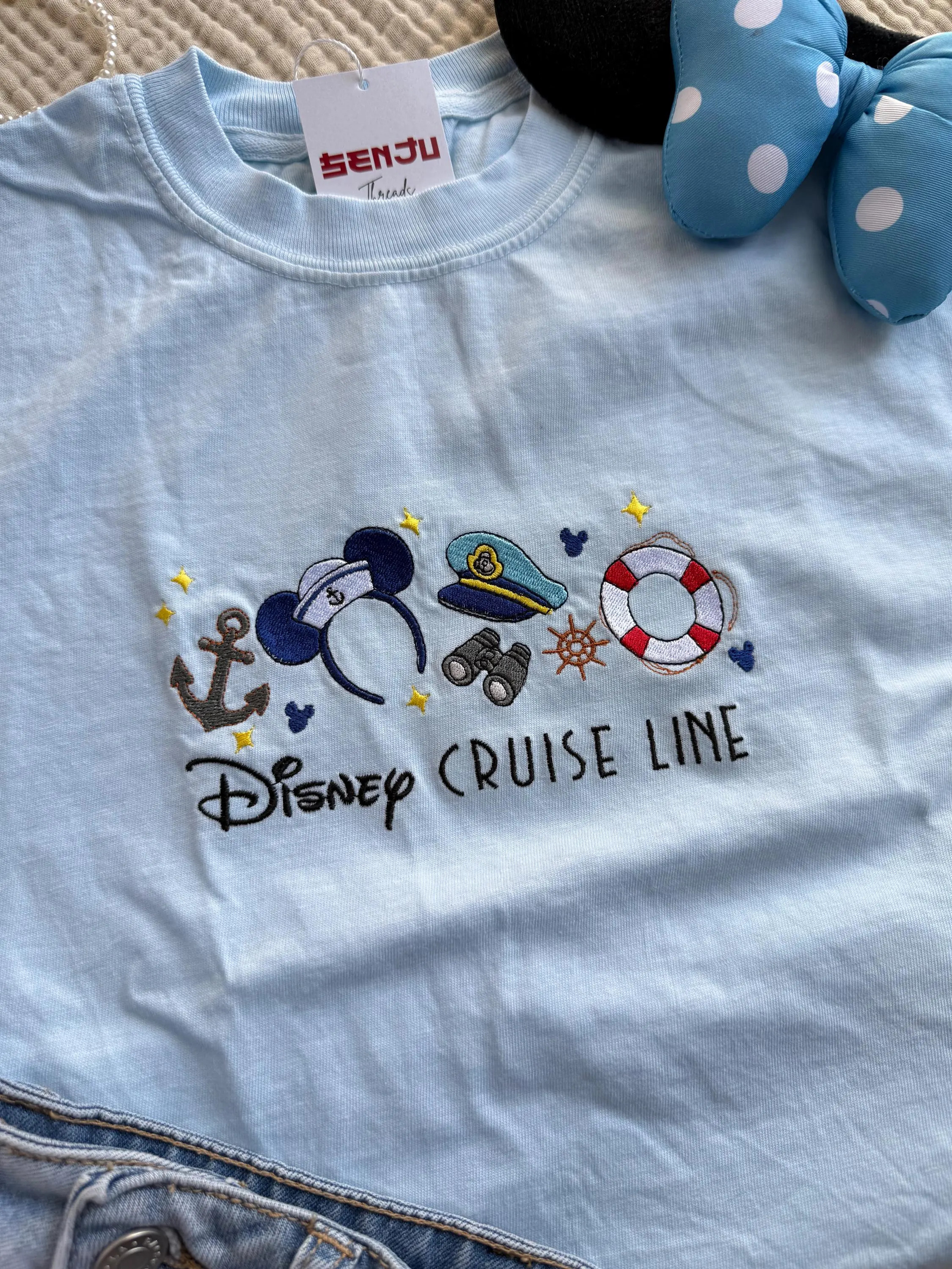 Disney Cruise Line Icons Embroidered Shirt - Adults, Youth, Toddlers | Etsy (Global)