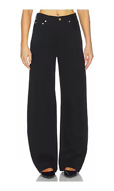 Citizens of Humanity Ayla Baggy Jeans in Solid Black from Revolve.com | Revolve Clothing (Global)