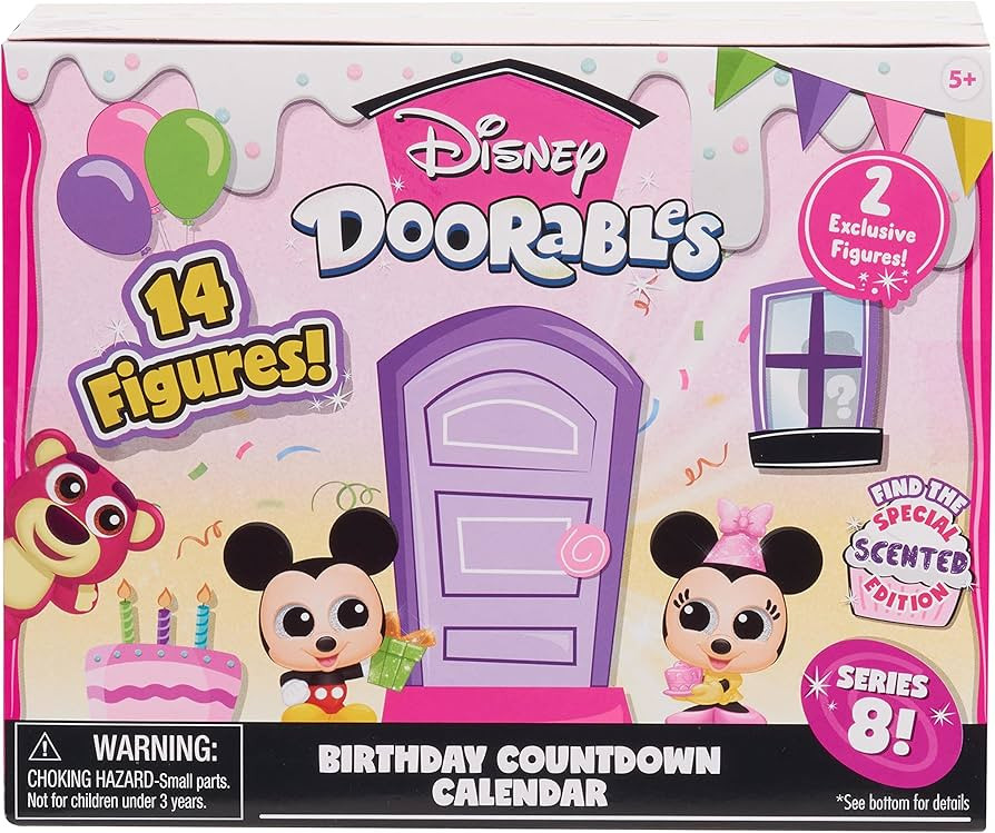 Disney Doorables Countdown to Birthday Calendar, Collectible Blind Bag Figures, Kids Toys for Age... | Amazon (US)