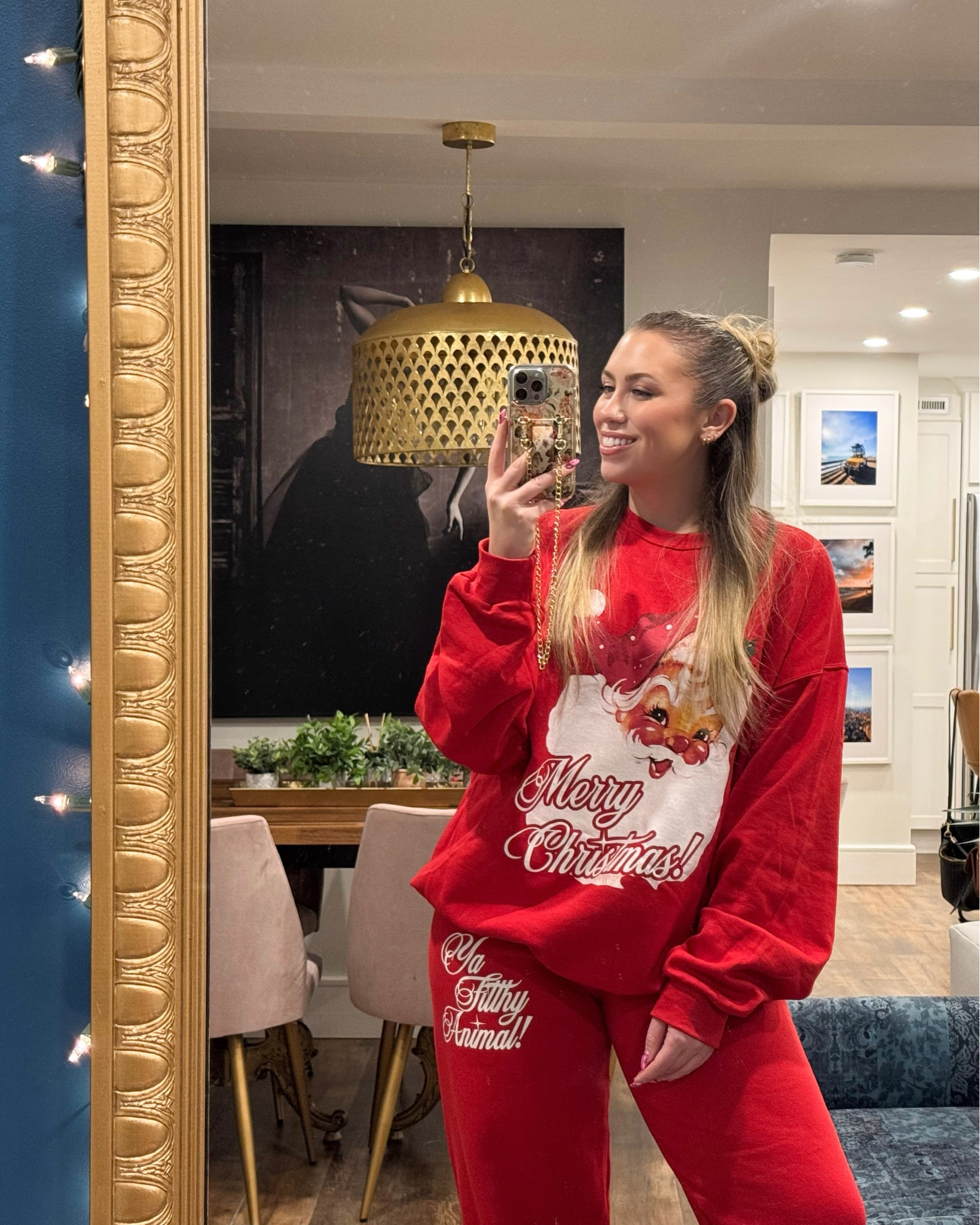 The cutest Christmas sweatshirts & sweatpants! Don’t wait too long to order because they will sell out! I’m obsessed with the set I got last year & can’t wait to wear it this Christmas, holiday outfit, Christmas outfit

#LTKStyleTip #LTKHoliday #LTKGiftGuide