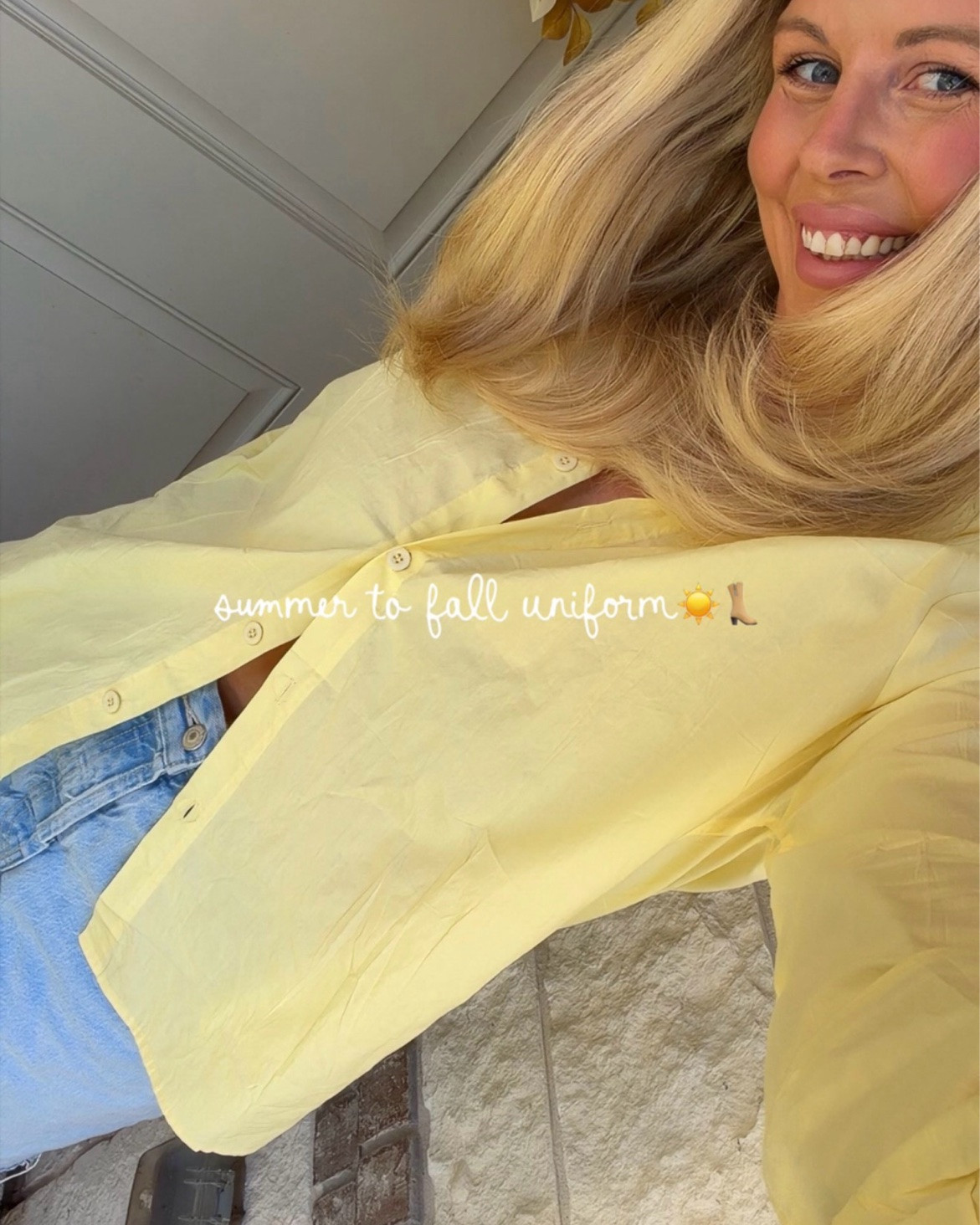 A chic way to style your button downs + the most perfect fall boots!!!!! 👢 

Everything linked in bio 🔗 

#ootd #momstyle #chic #fallboots #stylishmom

#LTKSeasonal #LTKmomlife #LTKootd