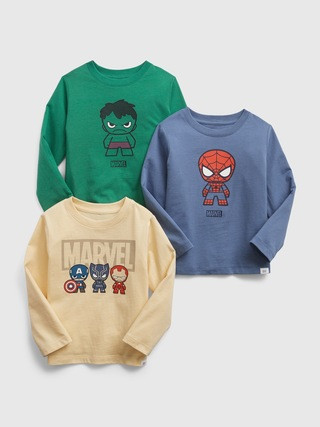 babyGap | Marvel 100% Organic Cotton Graphic T-Shirt (3-Pack) | Gap (US)