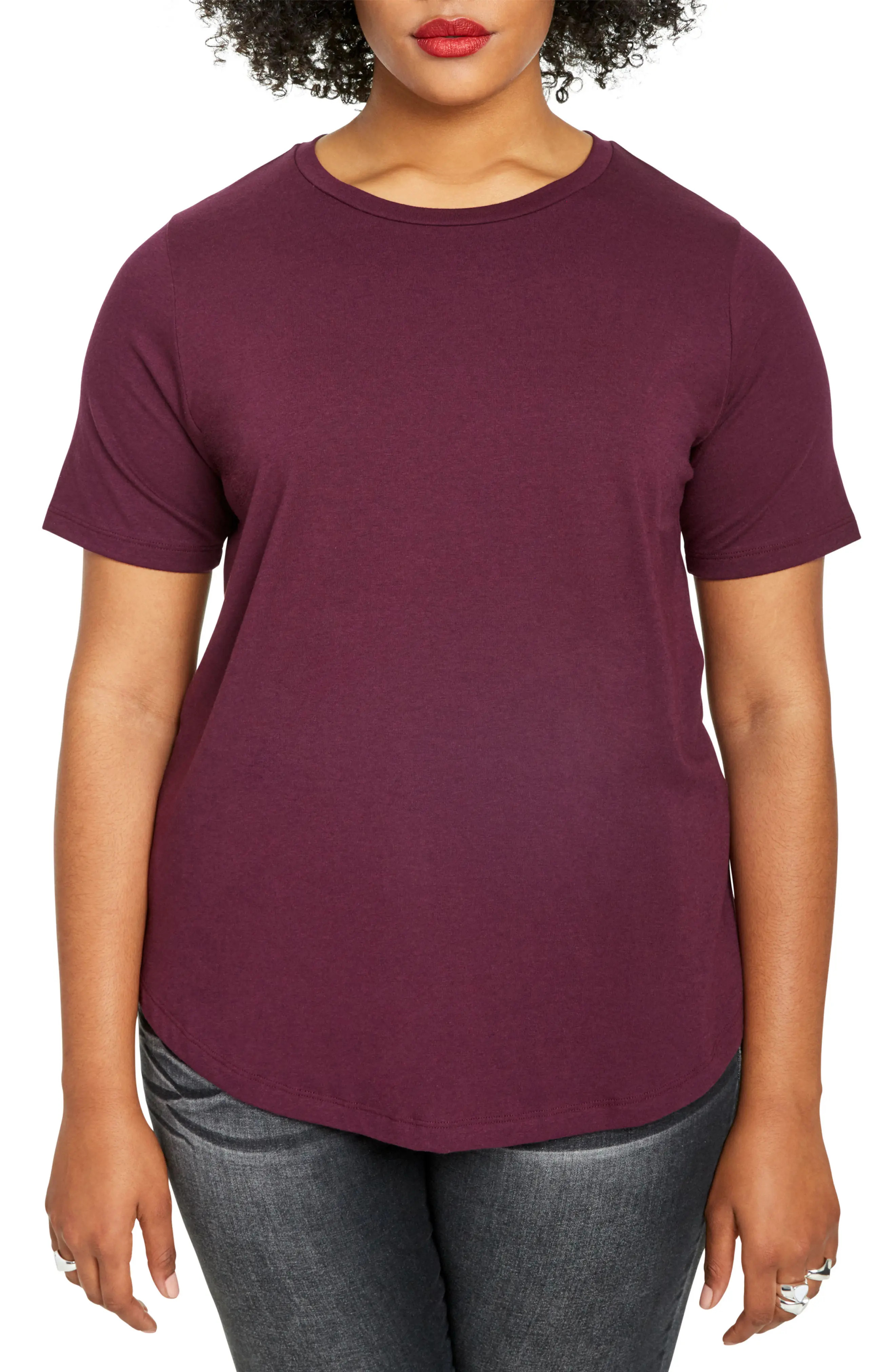 Plus Size Women's Universal Standard Tee Rex Tee, Size Small - Purple | Nordstrom