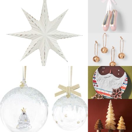 Holiday ornaments and holiday decor. At every price point.
.
I love all the sparkle and glitter. My tree has gold pine cones and red apples, bells and birds. The best part?! They also make great gifts! On there on or as the bow on a box of homemade cookies. #ornaments #giftguide #target #athome #anthropologie #nordstrom #shopaholicscloset #shopdeescloset

#LTKHoliday #LTKSeasonal #LTKGiftGuide