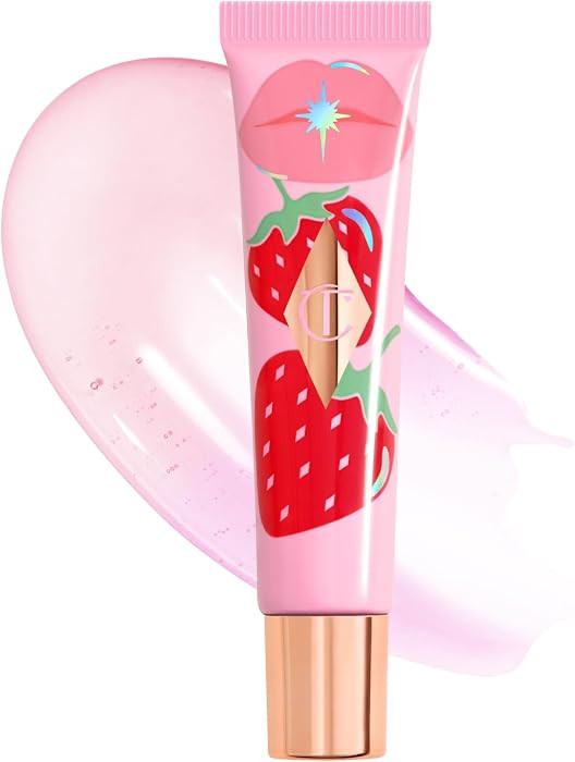 Charlotte Tilbury Healthy Glow Nectar Lip Oil - Sheer Tinted Lip Gloss Oil with Hyaluronic Acid &... | Amazon (US)