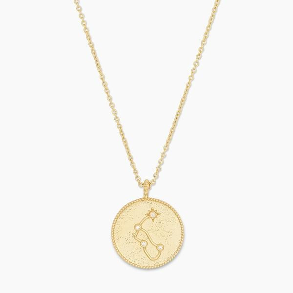 Astrology Coin Necklace (Aquarius) | Gorjana