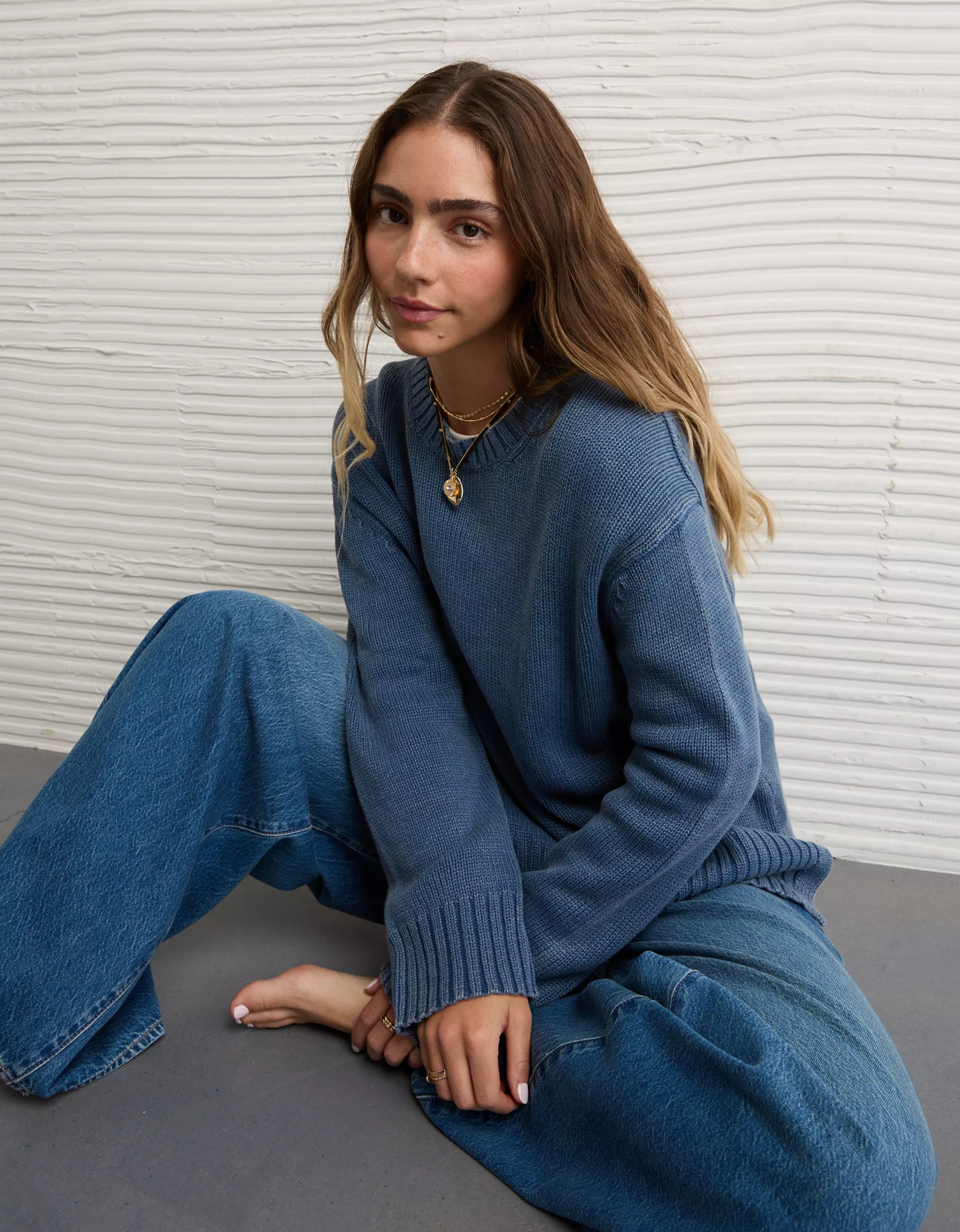 AE Long Weekend Pullover Sweater | American Eagle Outfitters (US & CA)