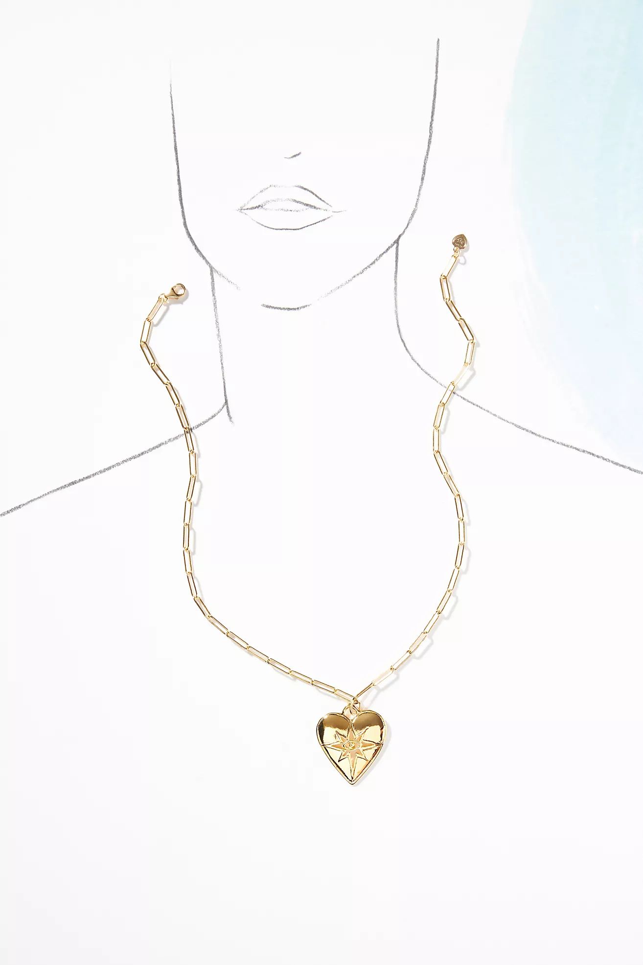 Hart Seeing Heart Necklace | Anthropologie (US)