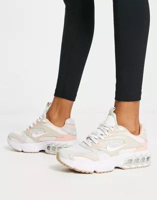 Nike Zoom Air Fire sneakers in soft pink and artic orange | ASOS (Global)