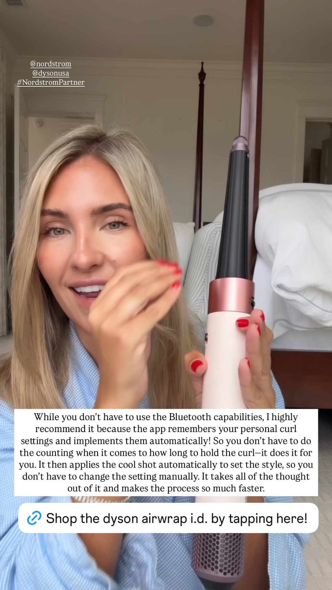 I’ve been loyal to my @dysonusa multi styler hair tools for a long time now…. The new Airwrap I.D. is awesome! @nordstrom #nordstrompartner 