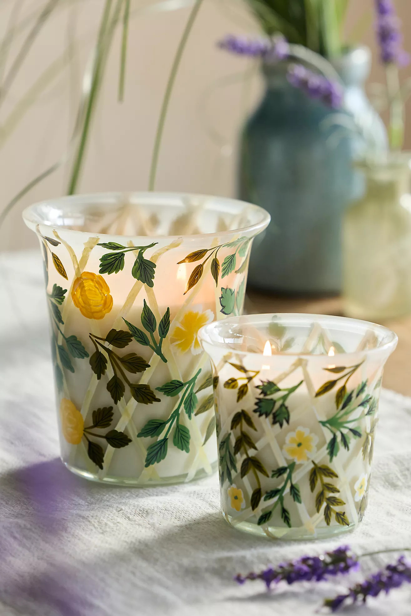 Linnea Garden Lattice Candle | Terrain