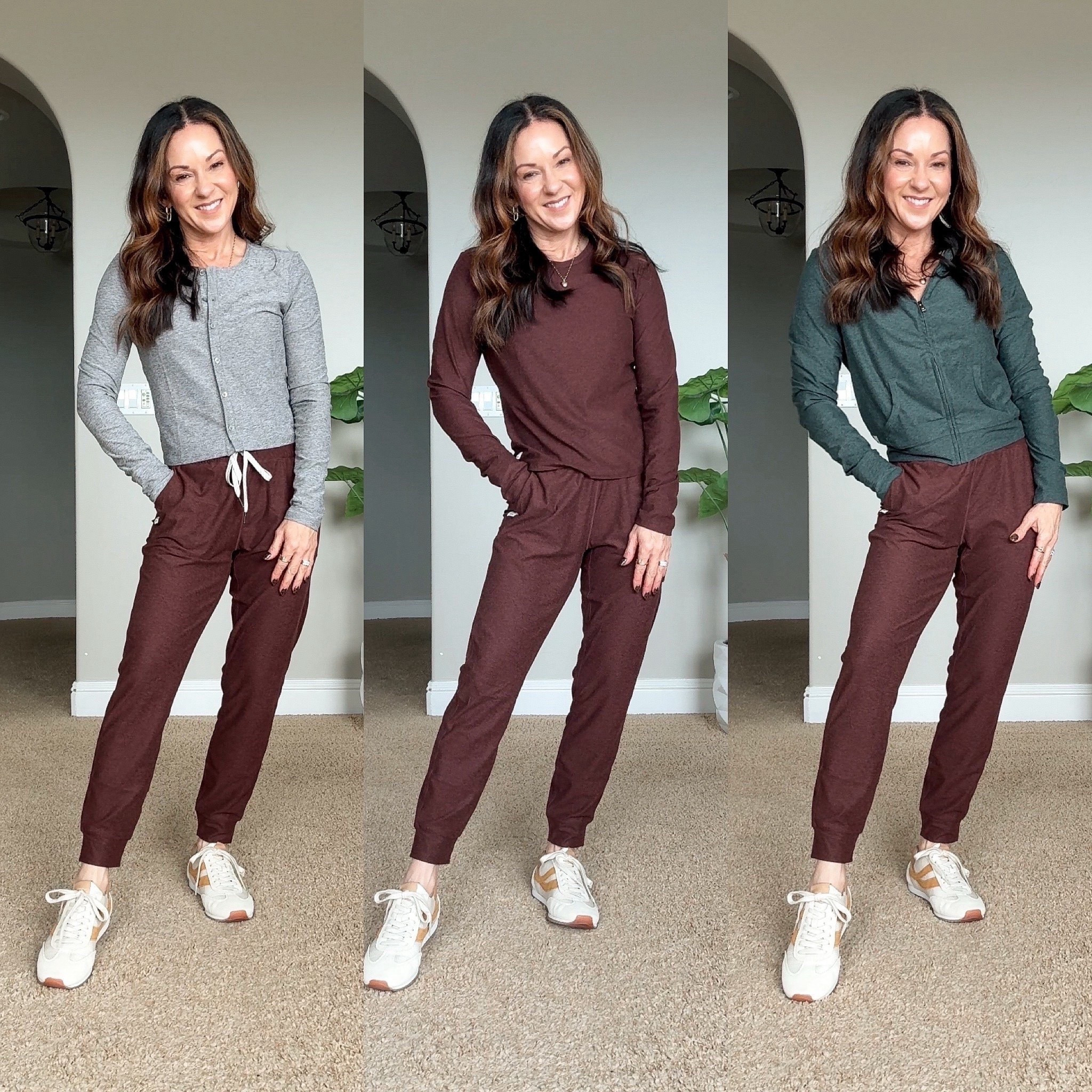 Amazon version of a designer at fraction of the price! The bottoms come in 2 length options. For ref: I’m 5’1”, 109lbs wearing size XS in everything. Colors: Java Heather, Grey Heather, Aspen Heather

Activewear, joggers, Athleisure, loungewear, EverydayHolly

#LTKootd #LTKmomlife #LTKPetite