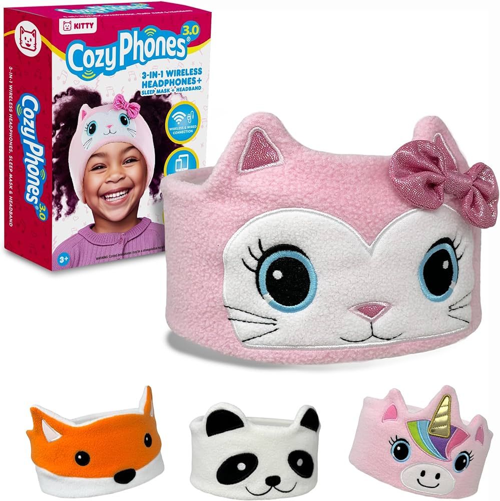 Toddler Headphones Wireless - for 2+ Year Old Girl & Boy - Kids Headband Headphones for Plane –... | Amazon (US)