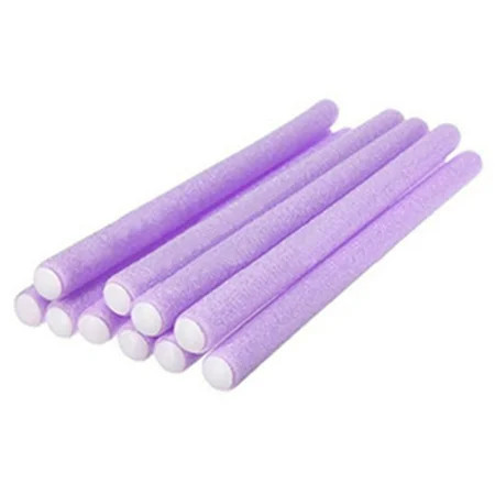 Ruanlalo 10 Pcs Soft Foam Bendy Twist Curler Sticks DIY Hair Design Maker Curl Roller Tool | Walmart (US)
