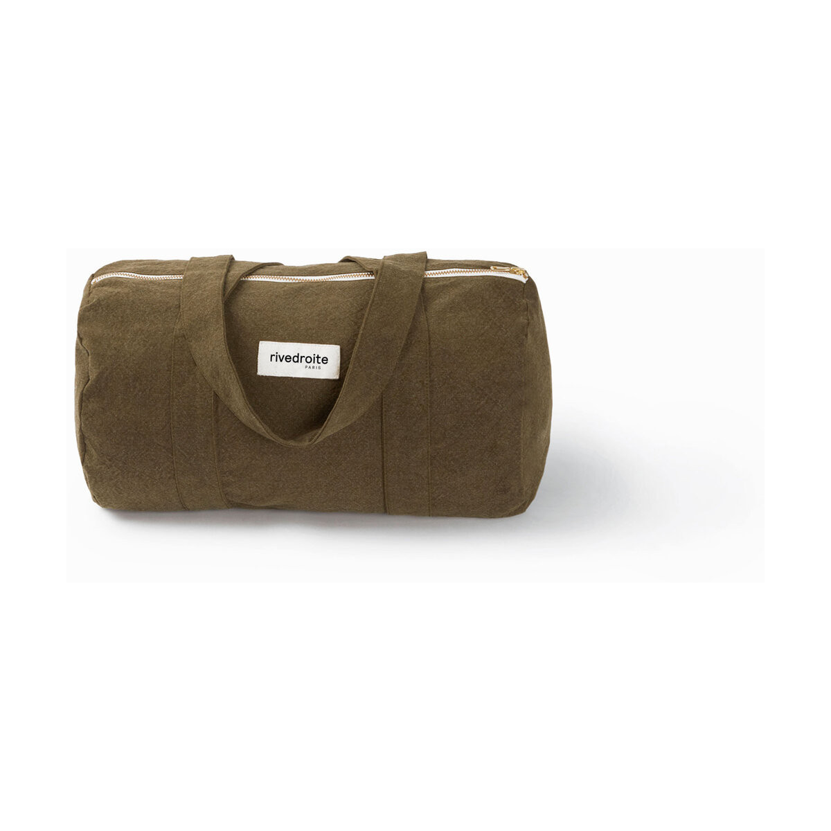 Le petit sac polochon en coton recyclé kaki Ballu - Rive Droite Paris | The Cool Republic - Reward Style