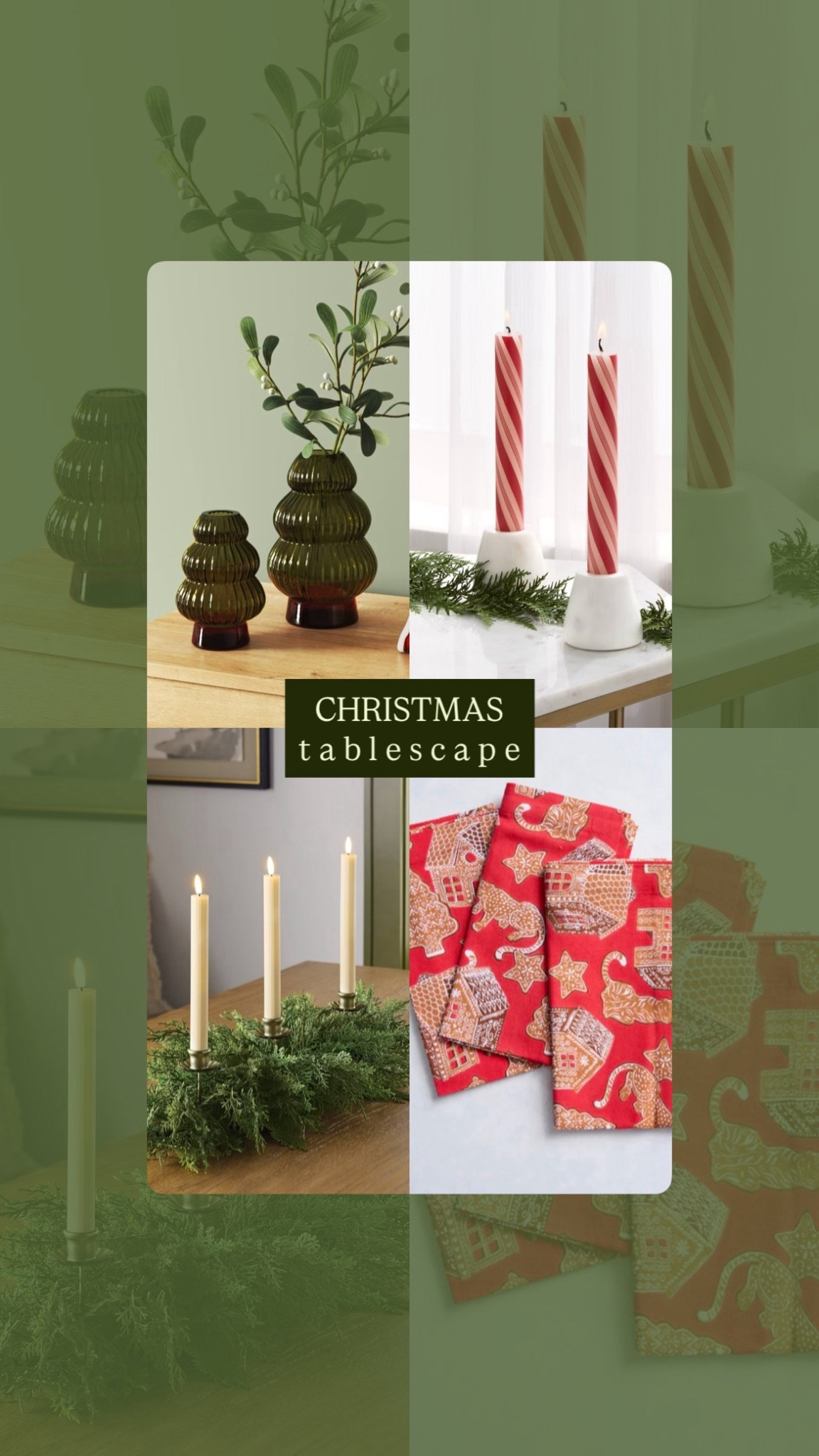 Christmas Tablescape Ideas

#LTKHome #LTKHoliday