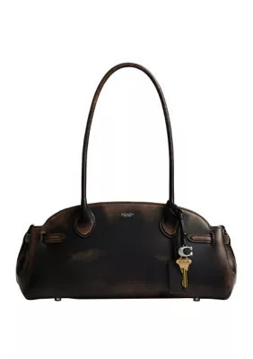 COACH Loved Leather Empire Carryall 34, Brown | Belk