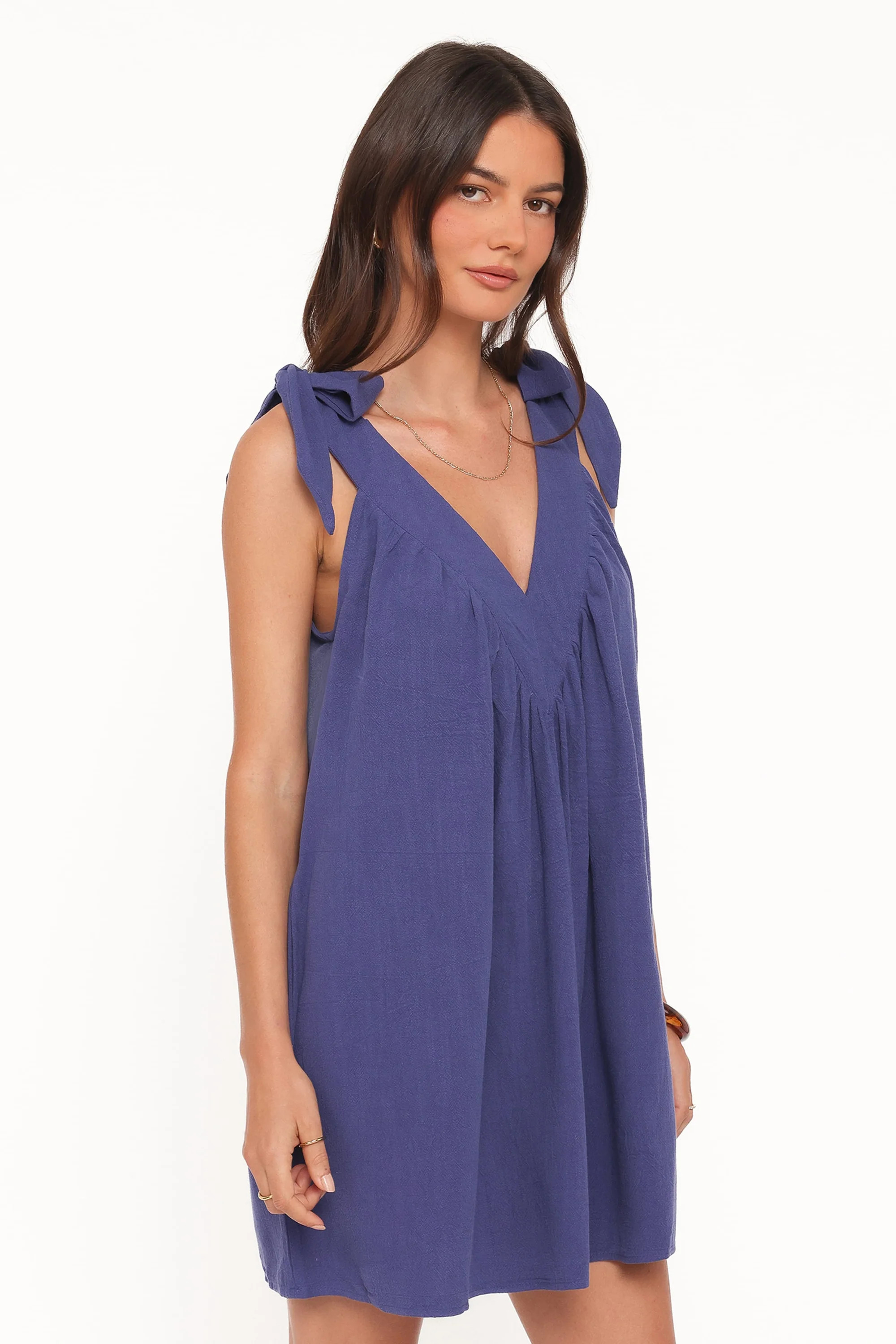 Trina Mini Dress - Navy | Petal & Pup (US)