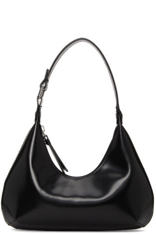 BY FAR - Black Baby Amber Shoulder Bag | SSENSE