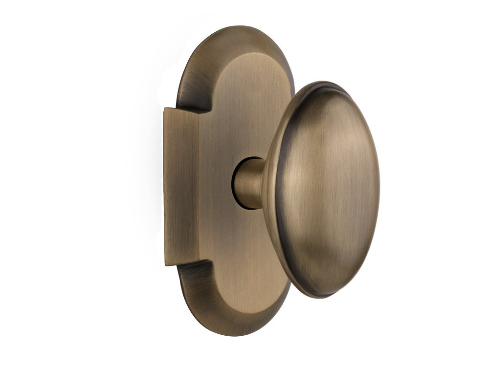 Nostalgic Warehouse Cottage Plate with Homestead Door Knob, Single Dummy, Antique Brass | Amazon (US)