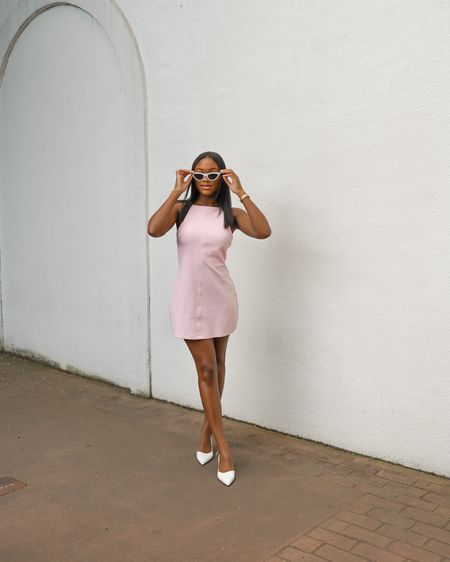 Summer outfit inspo! Linked a few similar pink dresses and my white pumps that are SO comfortable and fit true to size! 💕

#LTKStyleTip #LTKSeasonal #LTKShoeCrush