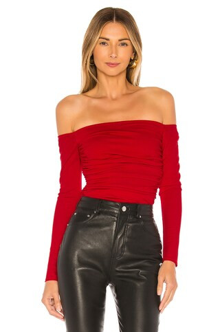 Lovers + Friends Lyanna Bodysuit in Red from Revolve.com | Revolve Clothing (Global)