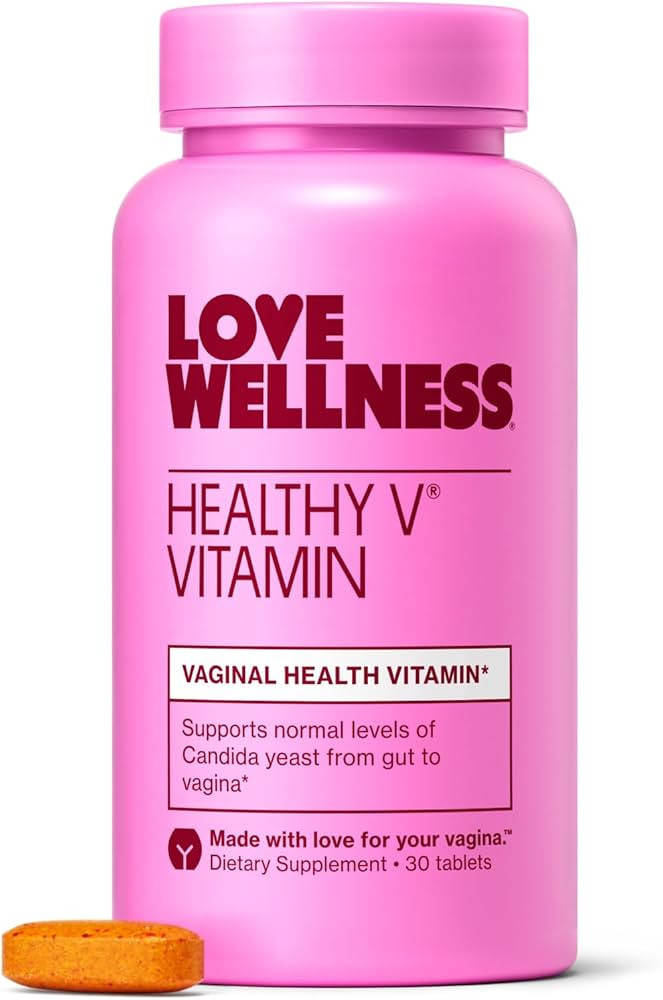 Love Wellness Healthy V Vitamin | Women's Vaginal Health Supplement | pH Balance, Gut Health & Im... | Amazon (US)