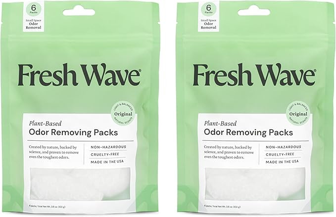 Fresh Wave Odor Eliminating & Deodorizing Packs | 2 Bags of 6 Each | Safer Odor Relief for Small ... | Amazon (US)