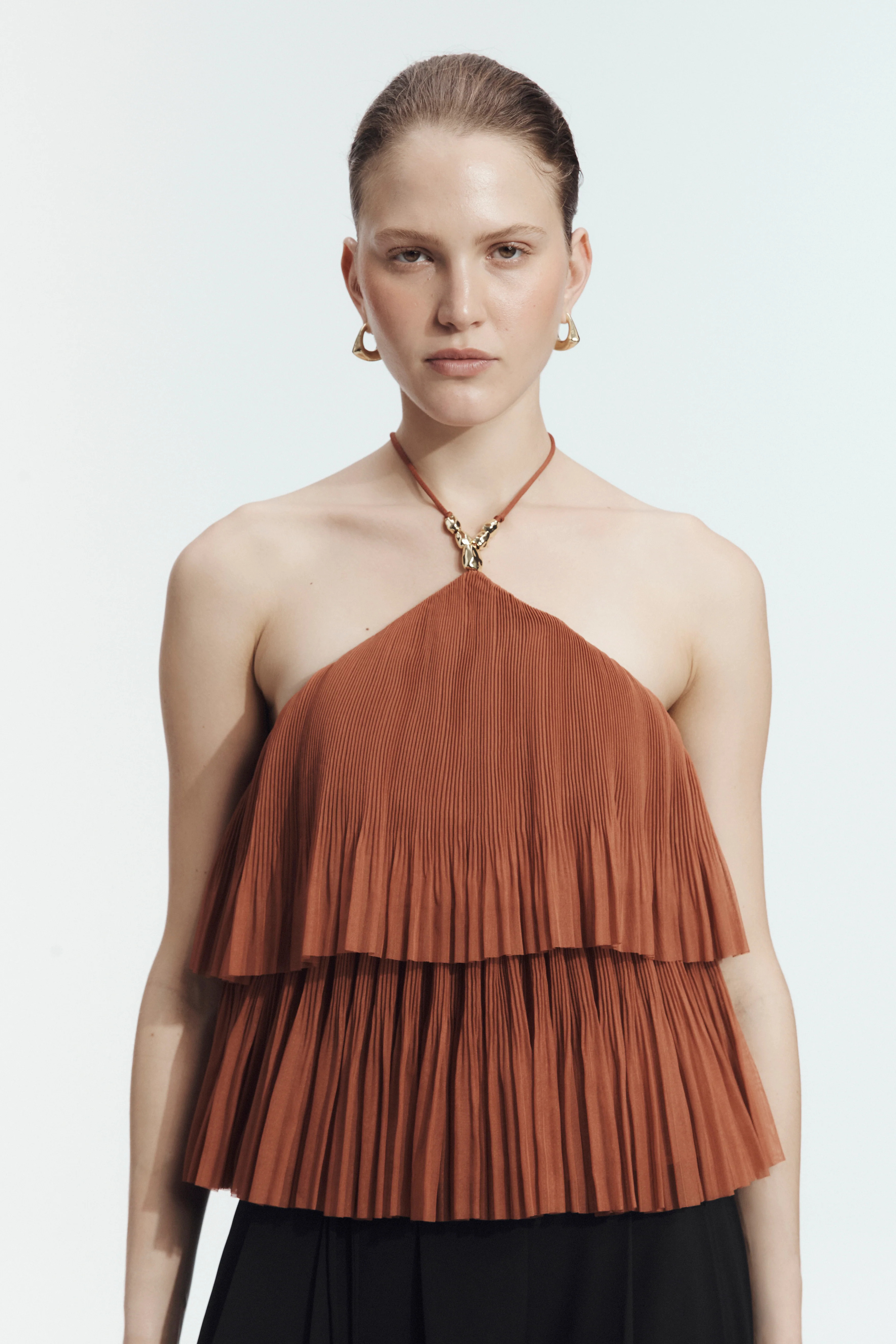 Aven Pleated Top | aje. (US, UK, Europe, ROW)