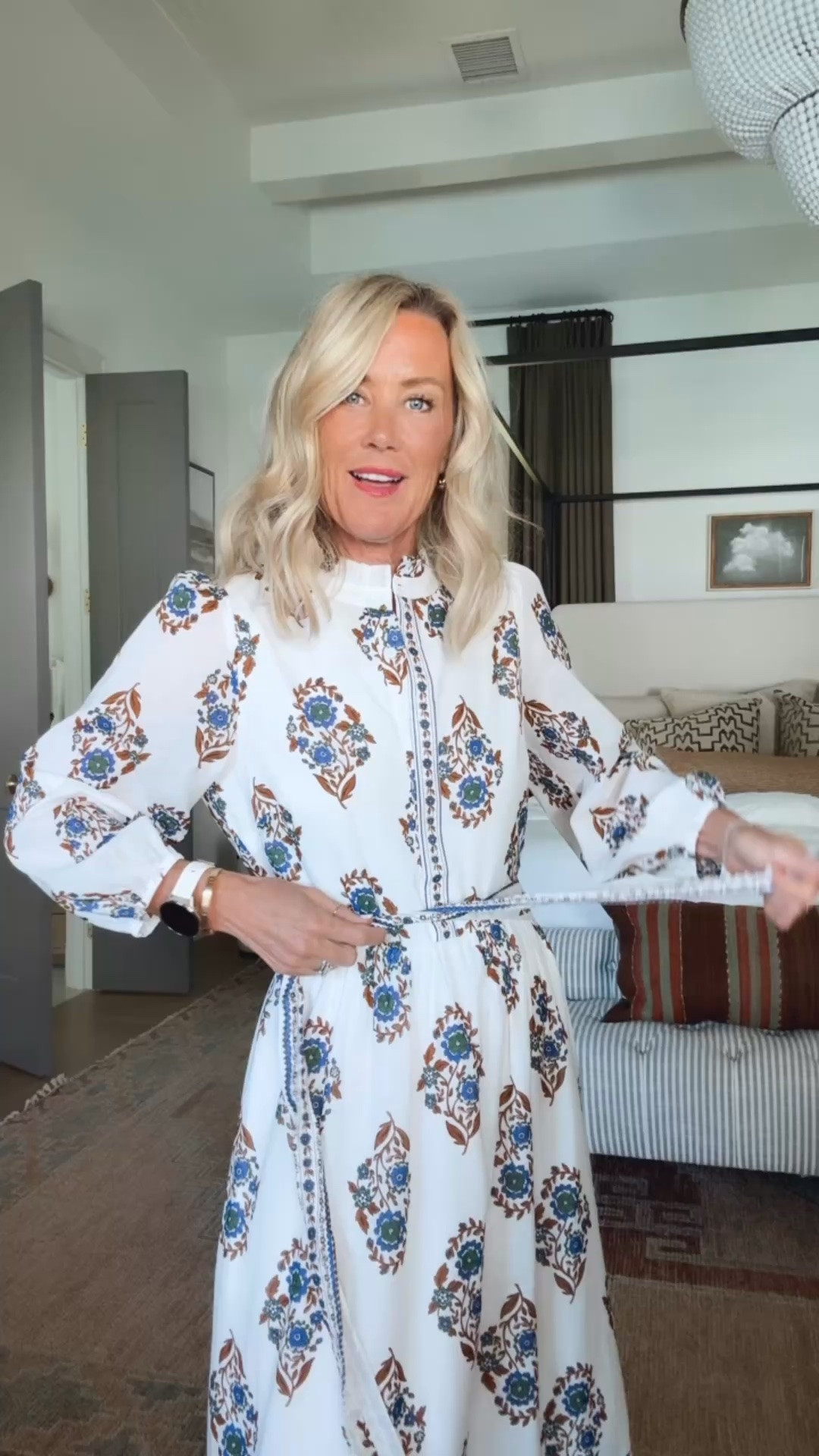 Swooning over the print on this shirtdress.
Dress: xs

#LTKootd #LTKSeasonal #LTKOver40
