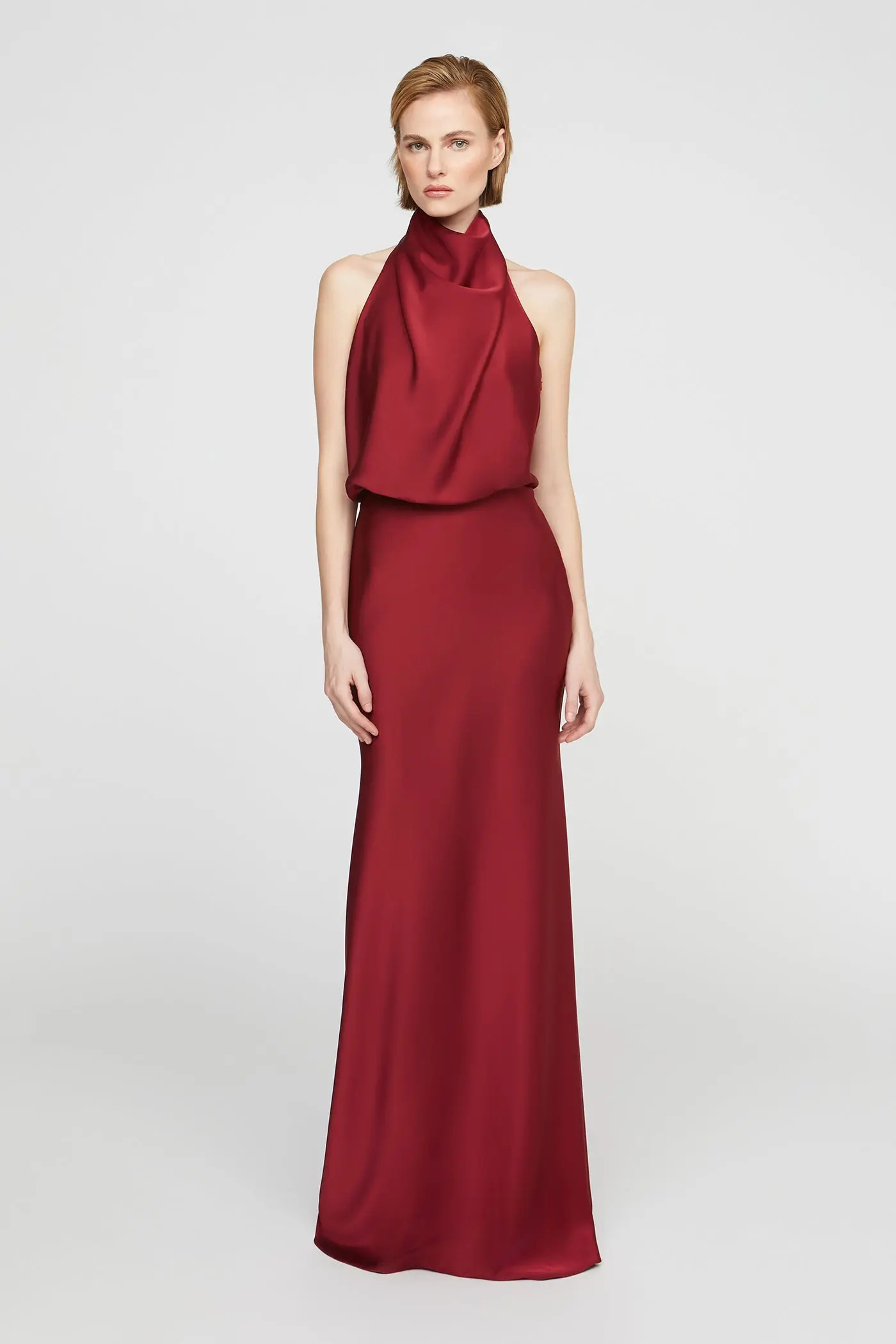 HALSTON Ada Satin Gown (Women) | Nordstrom | Nordstrom