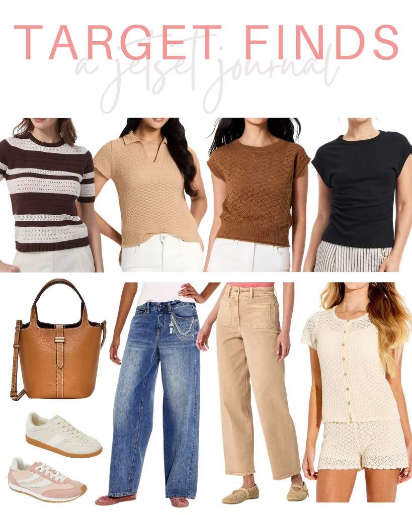 Browsing for the latest Target Finds? Check out these finds, like the crewneck pullover sweaters and straight-leg jeans from Universal Thread. A New Day’s cap-sleeve ruched top and this mini tulip bag are crowd favorites this week. These Axel sneakers from Wild Fable are popular, too! 

 #LTKSeasonal #LTKSaleAlert #LTKTravel