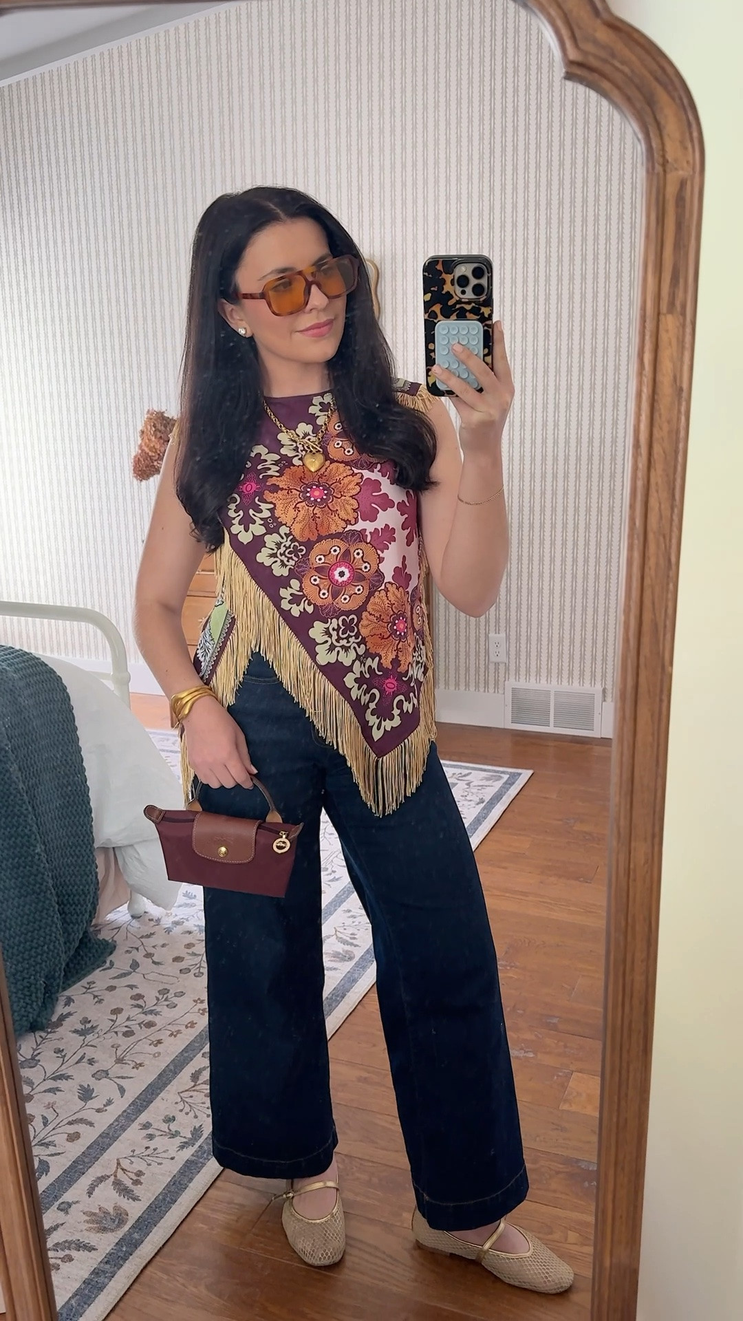 Wore this out last night! 🤍 My exact top is a look alike from TikTok shop